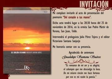 Invitación al acto (Foto TA)