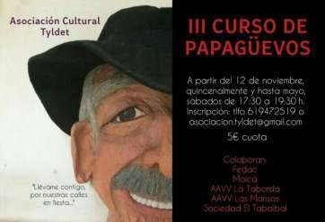 Cartel promocional del taller (Foto TA)