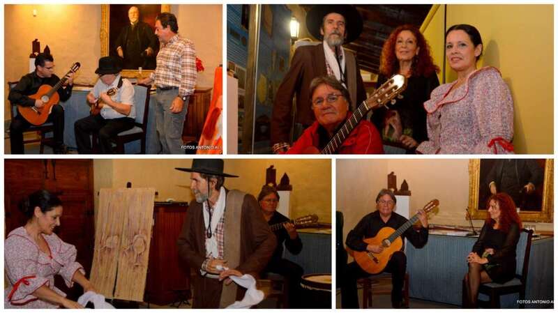 Diferentes momentos del recital (Foto TA)