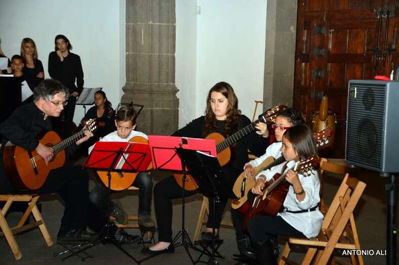 Imagen de archivo de un concierto de la Escuela de Música de Telde (Foto TA)