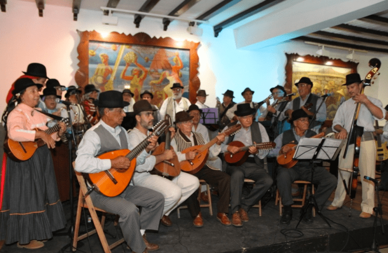 La AF Arnao, durante la reciente actuación en El Casino de Telde (Foto Jesús Ruiz)