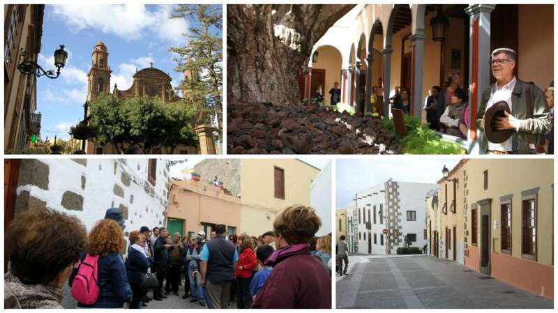 Imágenes de las visitas a Gáldar y Agüimes (Foto Jesús Ruiz Mesa)