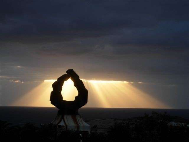 La escultura Goro, obra de Máximo Riol Cimas (Foto TA)