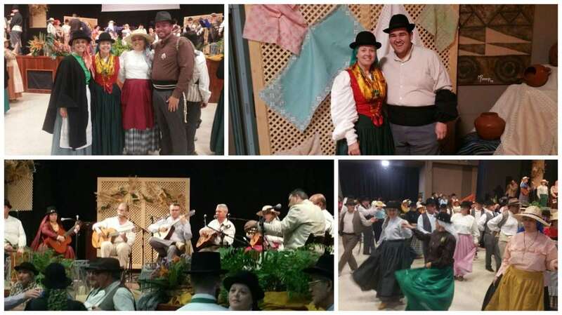 Participación de la Escuela Municipal de Folclore de Telde en un festival celebrado en Valsequillo (Foto TA)