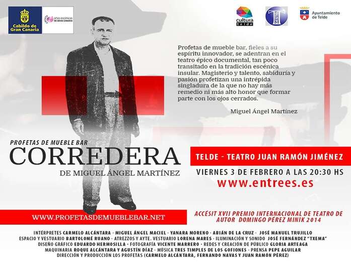 Cartel promocional de la obra de teatro (Foto TA)