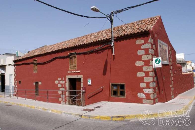 Antigua Casa de Postas de Ingenio,donde finalizó el recorrido cultural (Foto TA)