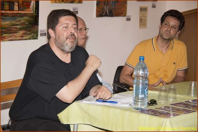 Victoriano Santana, en un acto cultural en La Fraternidad (Foto Ildefonso Rodríguez)