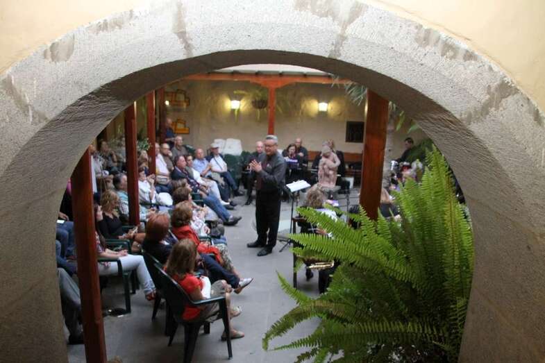 Momento del concierto de la Banda Municipal de Música (Foto TA)