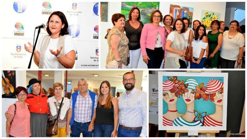 La muestra fue inaugurada este viernes por la noche en el Teatro Municipal de Telde (Foto TA)