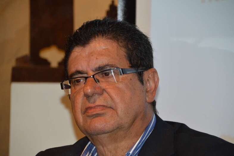 Archivo. Manuel Lobo Cabrera, en una charla en la Casa-Museo León y Castillo (Foto TA)