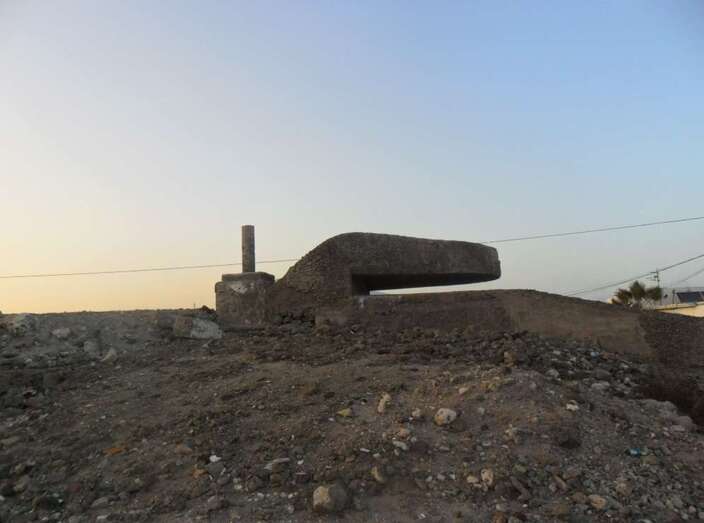 Antigua batería militar en Taliarte (Foto TA)
