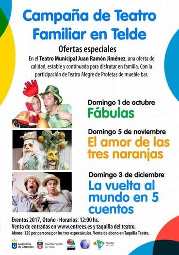 Cartel de los espectáculos infantiles (Foto TA)