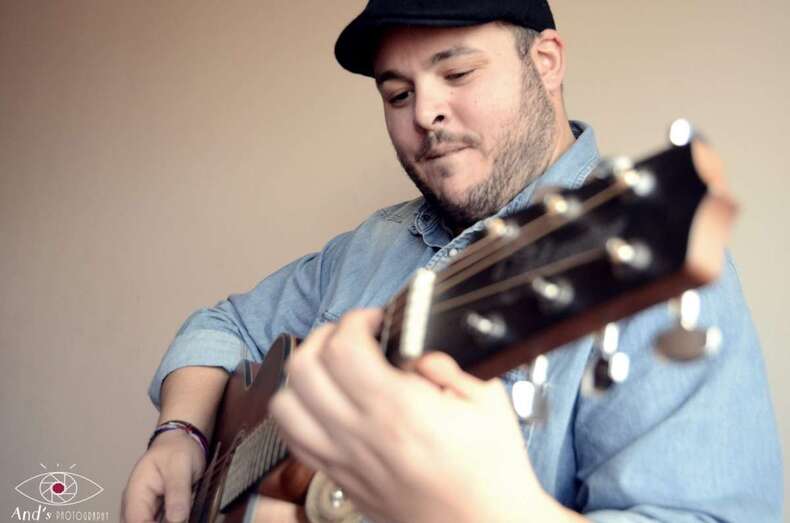 Rubén Rodríguez, cantautor teldense (Foto TA)