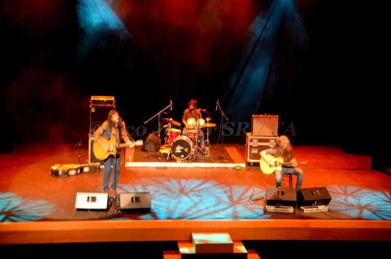 Momento del concierto de anoche en el Teatro Municipal de Telde (Foto TA)