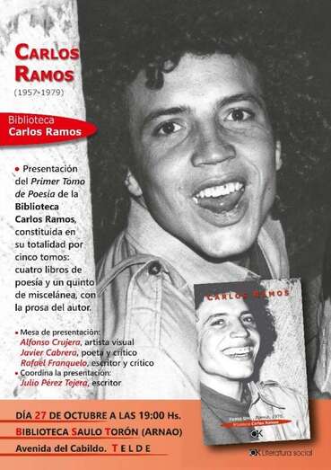 Cartel anunciador del acto del próximo viernes (Foto TA)