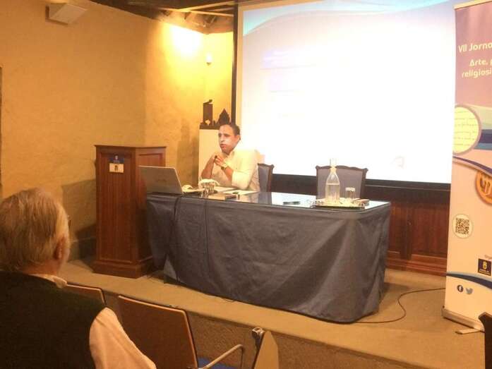 El ingeniero y profesor José Imar Chirivella, esta noche en Telde (Foto TA)