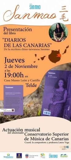 Cartel de la presentación del libro (Foto TA)