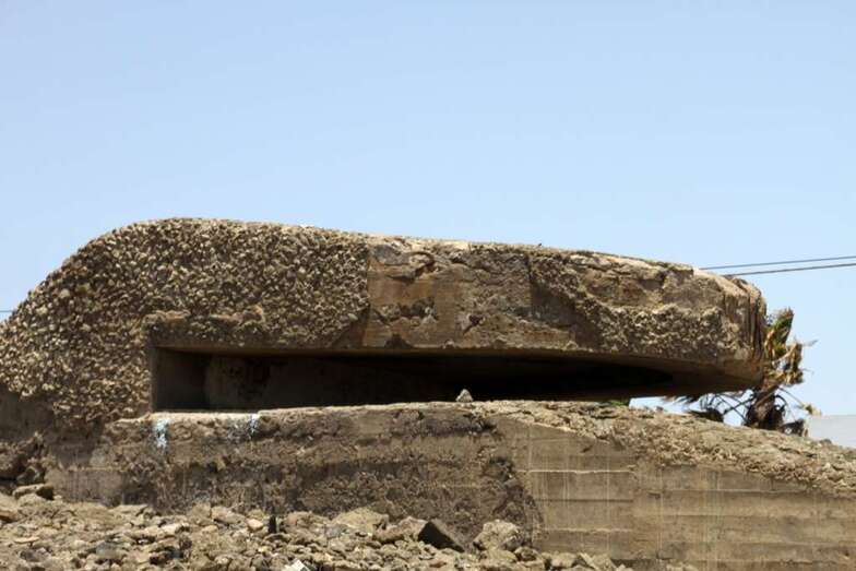 Batería militar de Taliarte (Foto Jesús Ruiz Mesa)