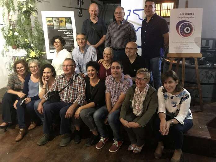 Participantes en la exposición (Foto Juan Santos)