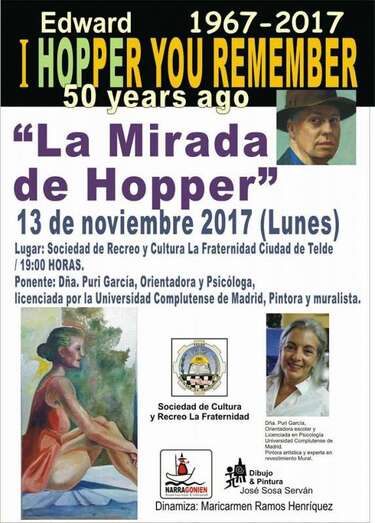 Cartel de la actividad (Foto TA)