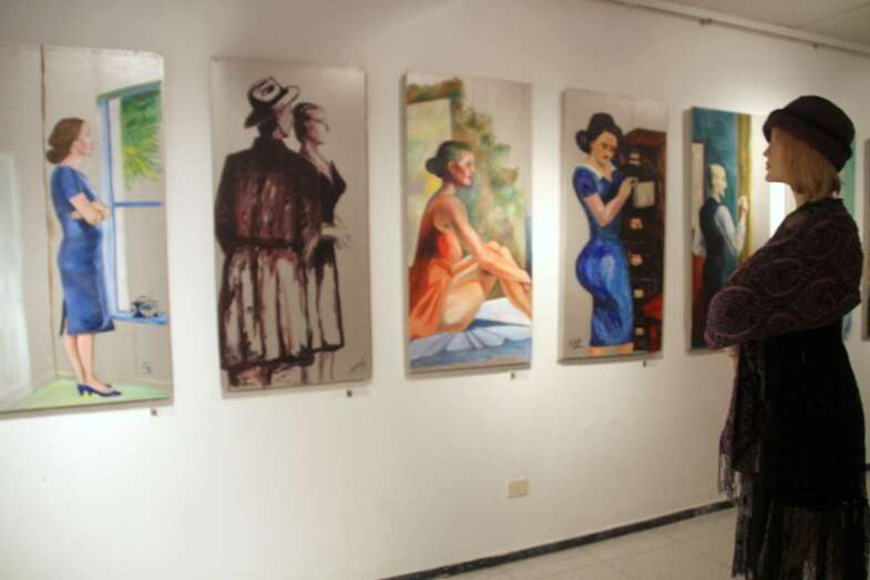 La exposición puede visitarse hasta el próximo sábado, 18 de noviembre (Foto Jesús Ruiz Mesa)