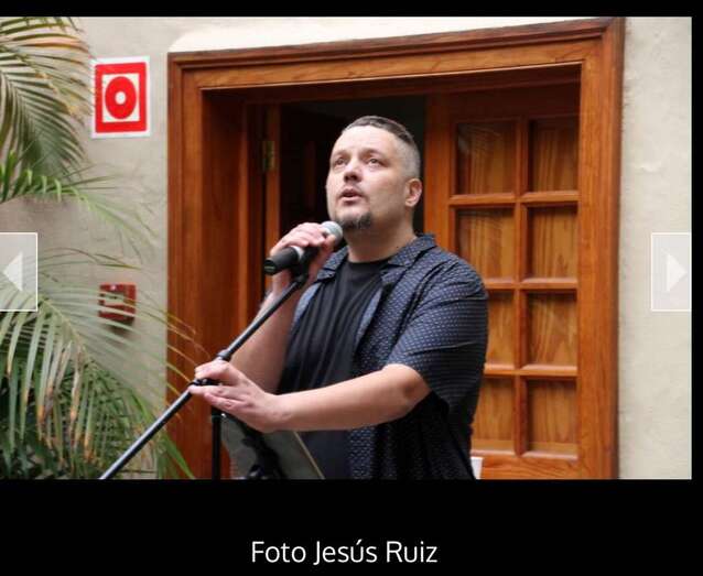 Gustavo Carreño en una actuación anterior en la Casa-Museo León y Castillo (Foto TA)