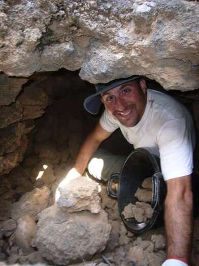 El arqueólogo Abel Galndo, alma mater de Arkeós (Foto TA)