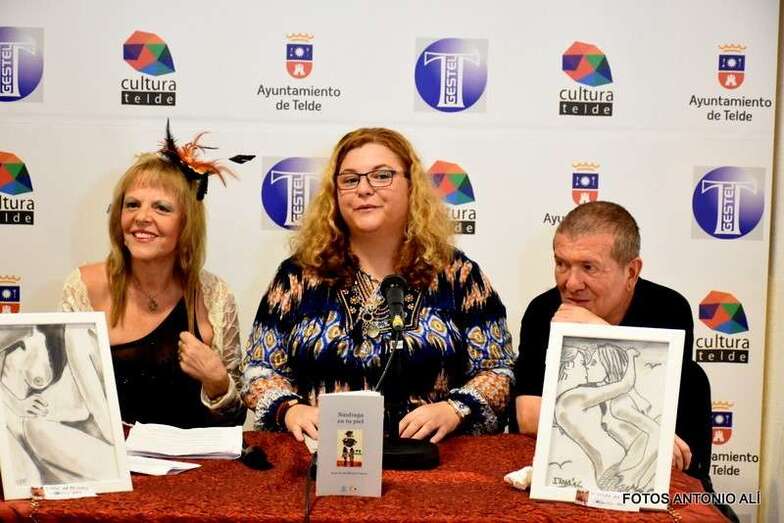 Momento de la presentación del libro en Telde (Foto Antonio Alí)