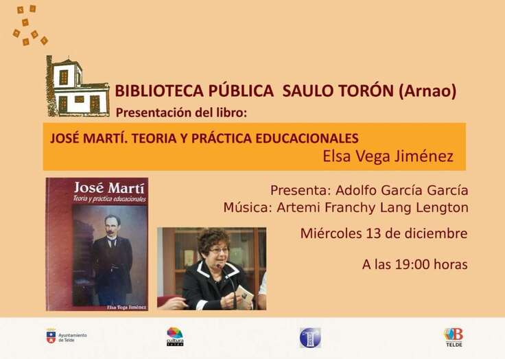 Cartel anunciador del acto (Foto TA)