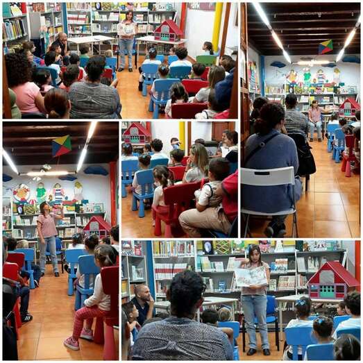 Archivo. Imágenes de sesiones anteriores de los Viernes de Cuentos (Foto TA)