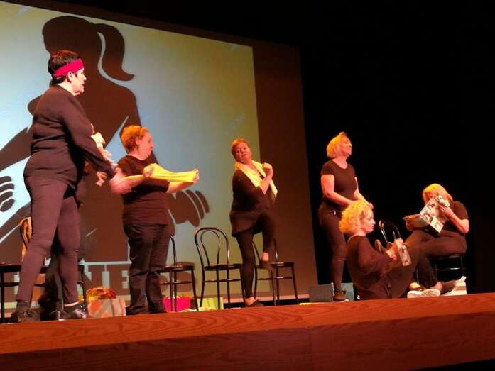 Momento de una de las representaciones (Foto TA)