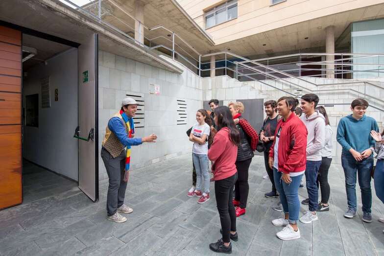 El actor teldense Rubén Darío, en una imagen de archivo durante una representación en el Cuyás (Foto TA)