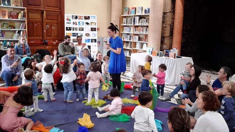 La sesión de cuentos tuvo lugar el pasado sábado en la Biblioteca Pública Saulo Torón de Telde (Foto TA)
