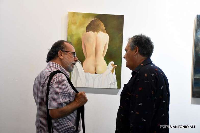 Imagen de una de las obras que conforman la exposición (Foto Antonio Alí)