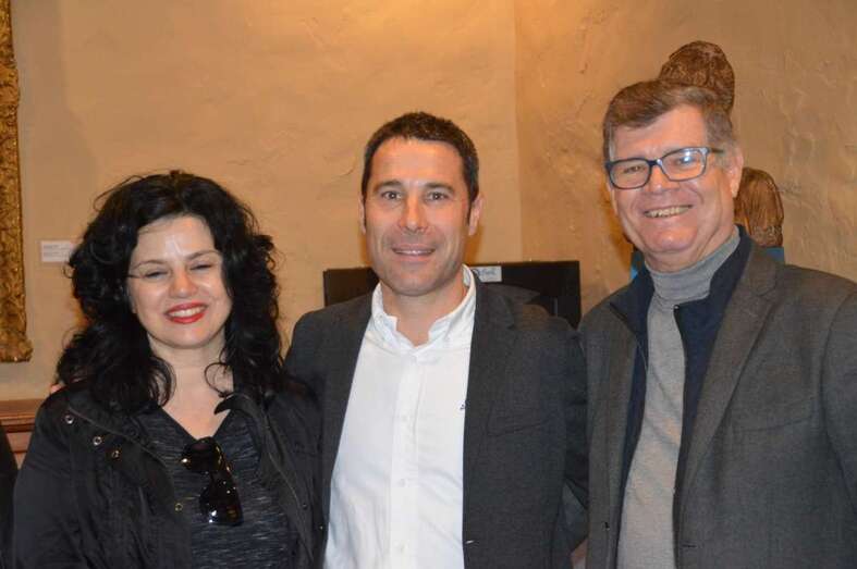 El cronista oficial con miembros de Acamfe, en una imagen de archivo (Foto TA)