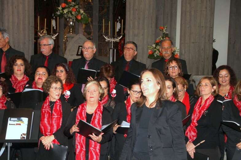 Imagen de la actuación de Amati en Arucas (Foto Jesús Ruiz)