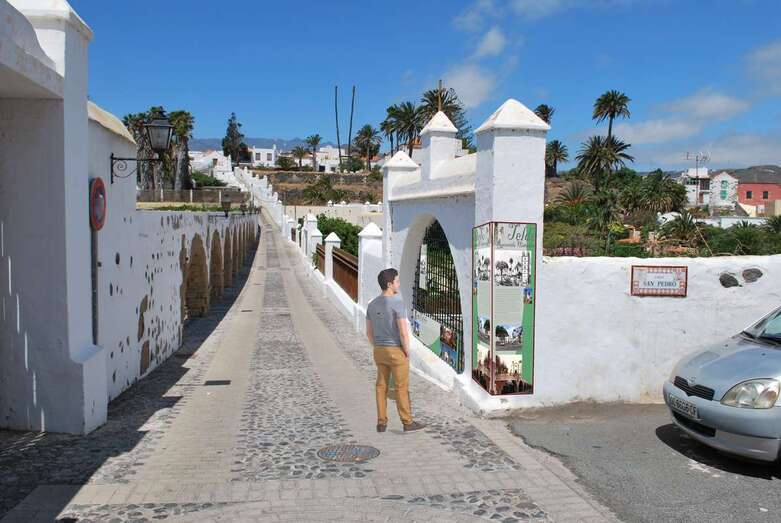 Recreación de los paneles que se instalarán en la intersección entre Inés Chemida y San Pedro (Foto TA)