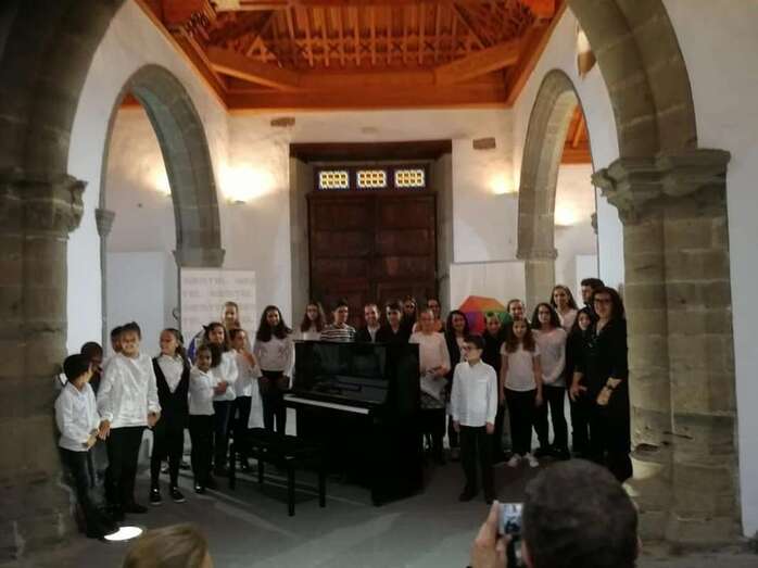 Alumnos que participaron en las audiciones musicales (Foto TA)