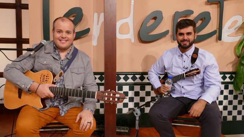 Rubén Rodríguez y Abraham Ramos, en el programa de este domingo de Tenderete (Foto TA)