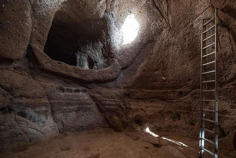 Imagen de la cueva de Tara (Foto TA)