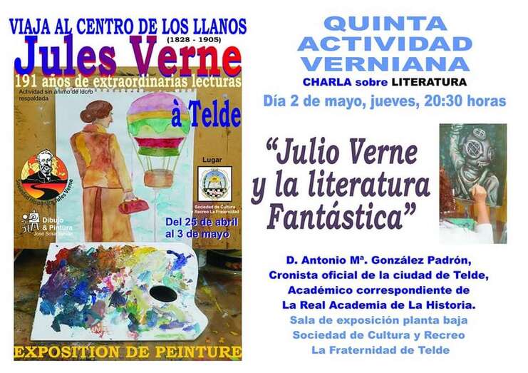 Cartel de la conferencia (Foto TA)