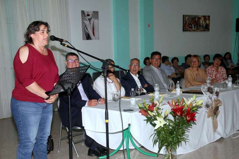 Luz Marina Delgado, durante la presentación de su libro (Foto Jesús Ruiz)