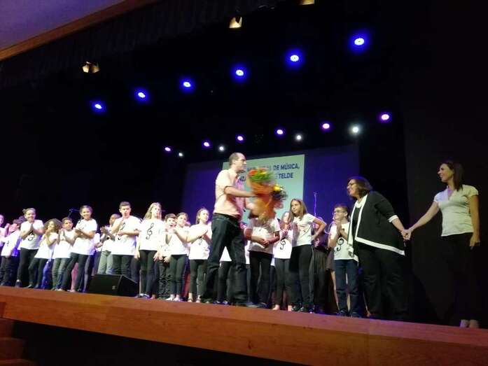 Imagen del concierto celebrado en el Teatro Juan Ramón Jiménez (Foto TA)