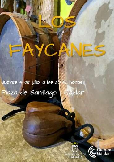 Cartel del concierto de Los Faycanes (Foto TA)