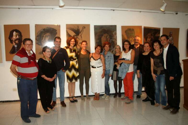 Imagen de la inauguración el pasado viernes en La Fraternidad (Foto TA)