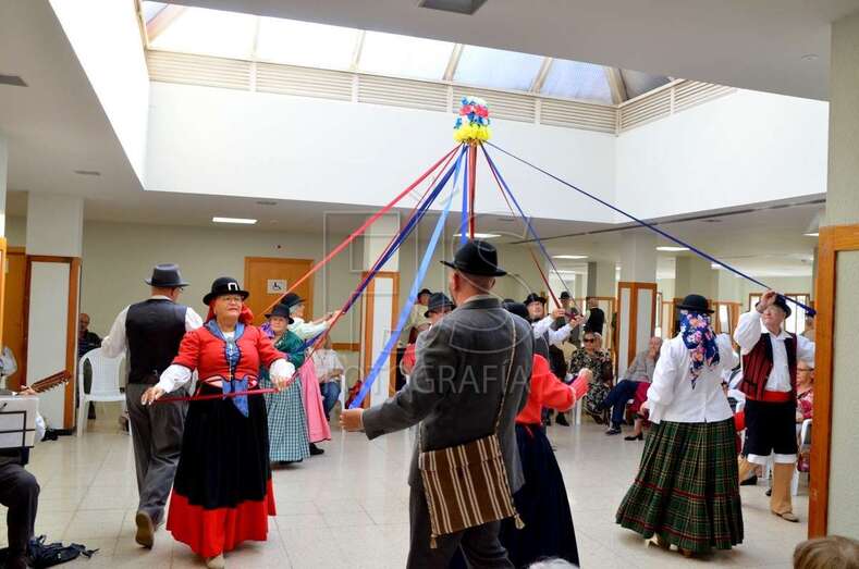 Imagen de la celebración en el Centro de Mayores (Foto FJS)