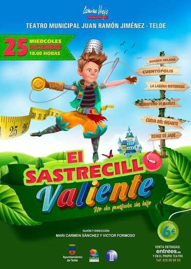 Cartel del espectáculo infantil (Foto TA)