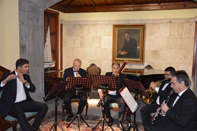 Imagen de archivo de un concierto del quinteto (Foto TA)