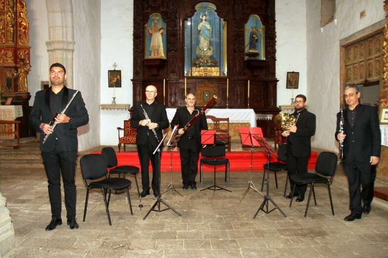 El quinteto Aulos, protagonista del concierto de Año Nuevo del Círculo Cultural de Telde (Foto Jesús Ruiz Mesa)
