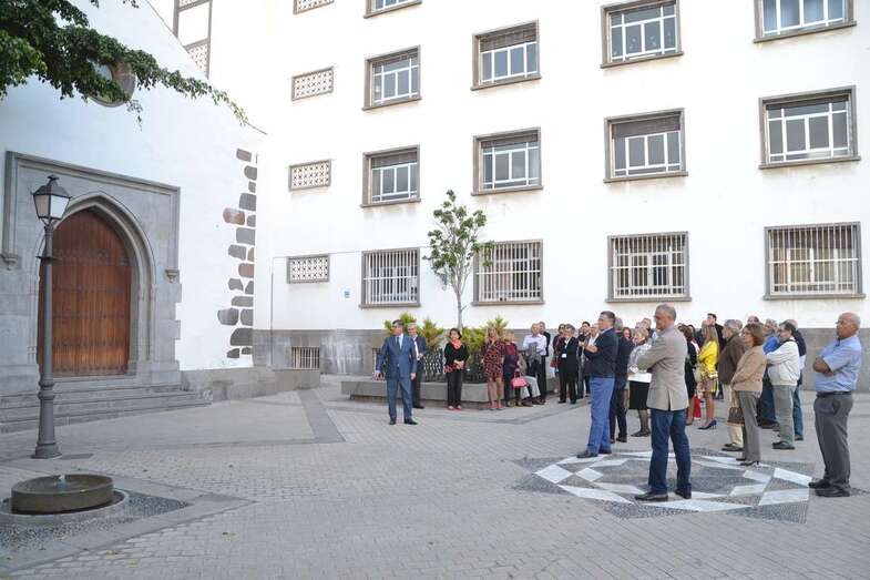 Imagen de la trasera de la ermita de San Pedro Mártir (Foto TA)